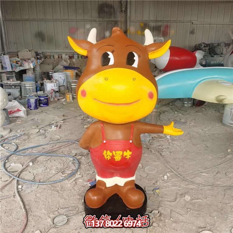 多彩玻璃鋼雕塑，精美卡通公仔，裝點你的店鋪