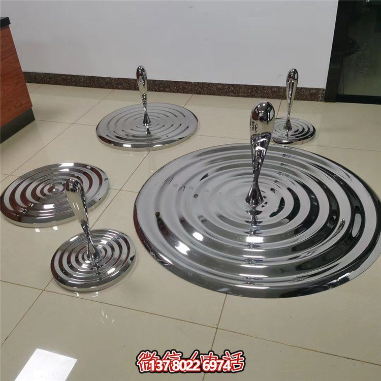 不銹鋼景觀雕塑為您的廣場、園林增添美麗的景觀