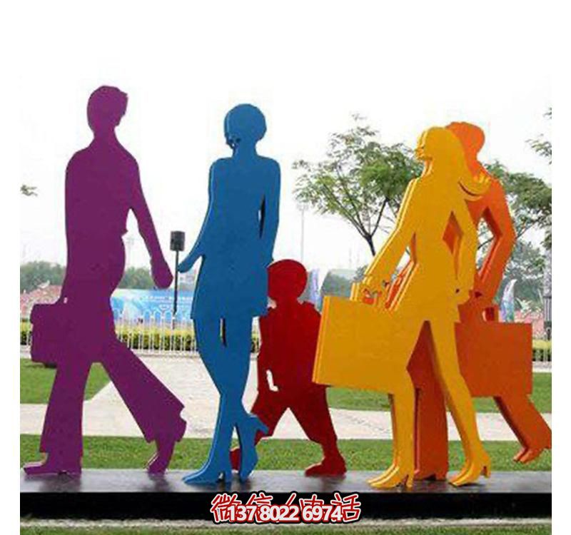 不銹鋼雕塑購物袋，提升海邊景區(qū)購物體驗