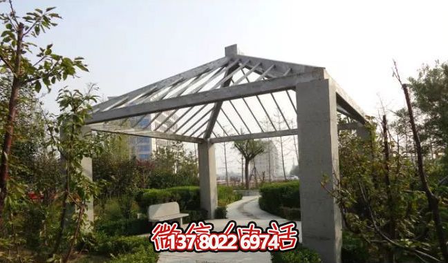 花崗巖石雕涼亭，點綴精彩的戶外空間