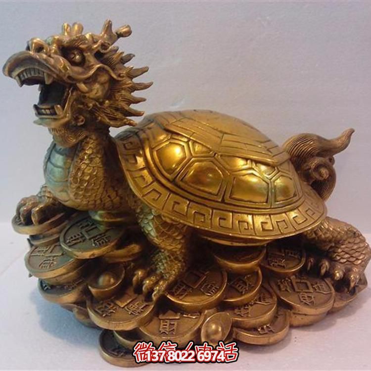 精美大型銅雕龍龜擺件，點綴您的庭院與公司寺廟