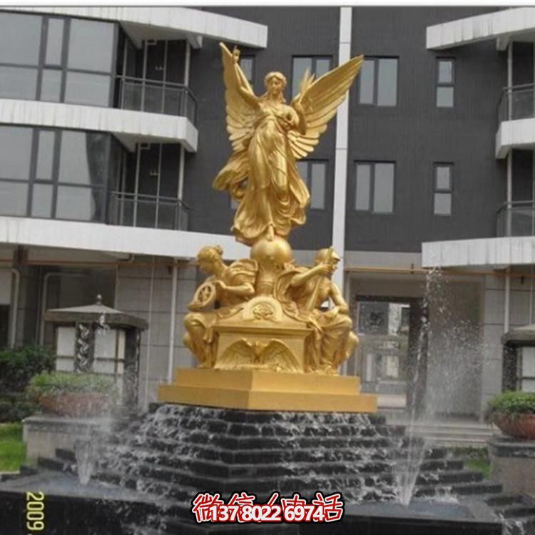 大型戶外噴泉擺件，打造美麗綠意水景景觀