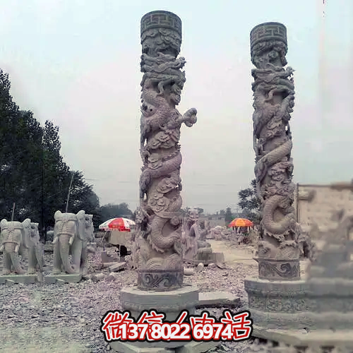 柱石盤(pán)龍安全、堅(jiān)固、節(jié)能的柱子