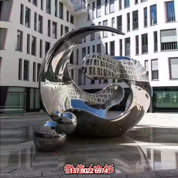 高品質不銹鋼大型雕塑，精美戶外園林景觀