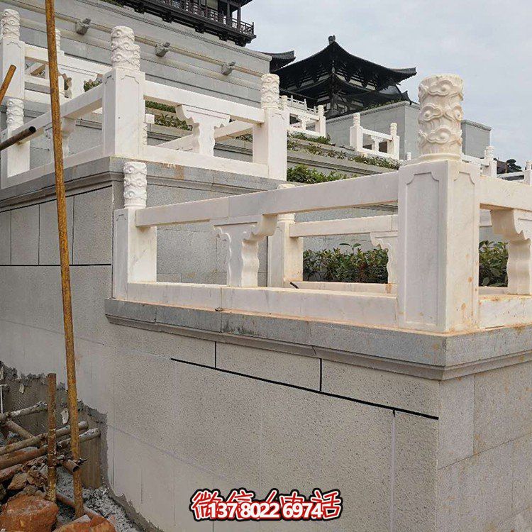 精美大理石石雕欄桿欄板，點(diǎn)綴您的景區(qū)別墅