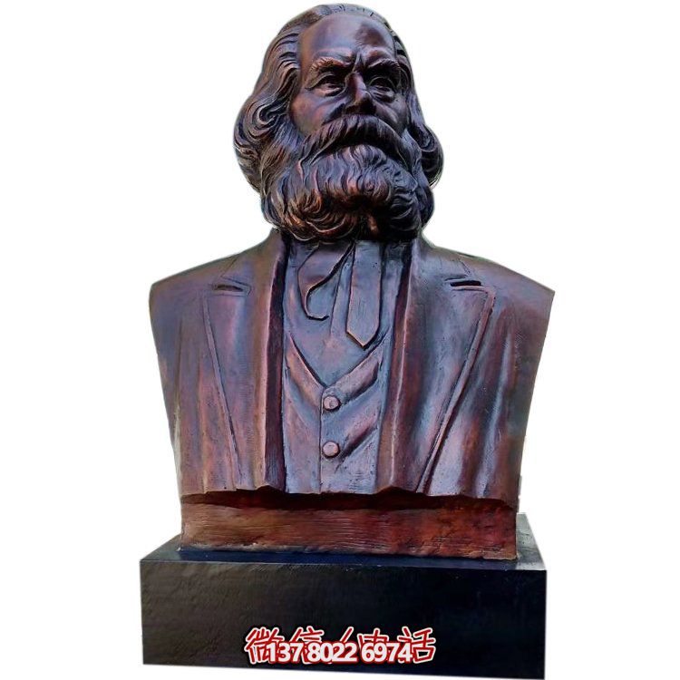 馬克思著名半身像，傳承無產階級精神領袖的偉大世界名人