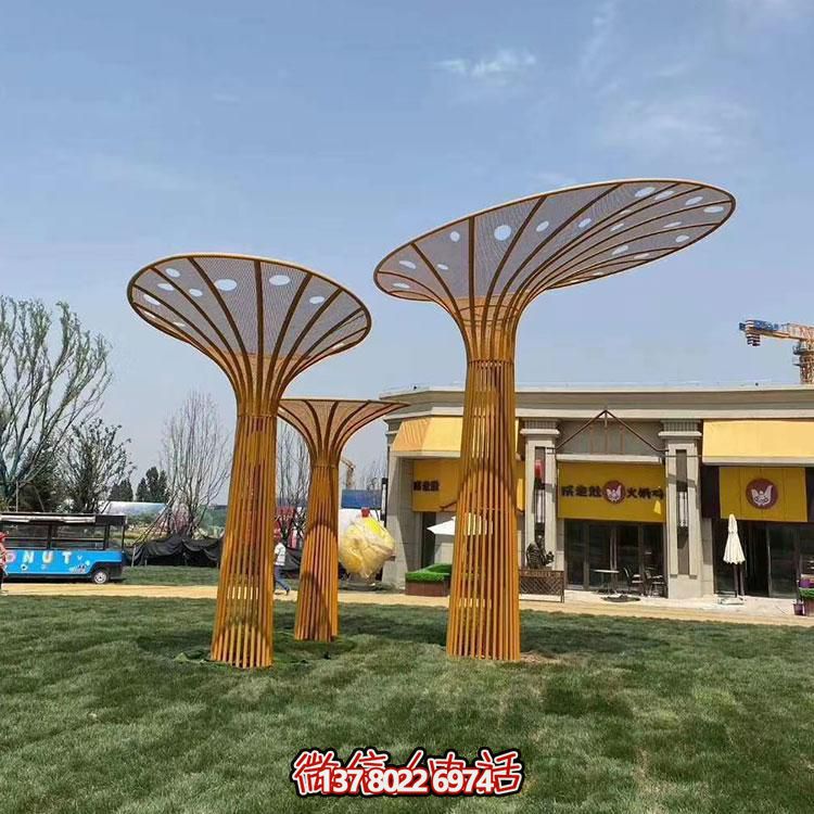 園林景觀小品擺件大型白鋼水景戶外發(fā)光雕塑