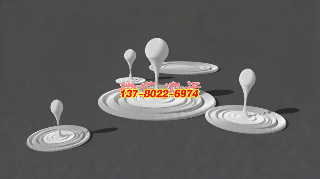 《凝露?漾》—— 水滴漣漪主題創意景觀不銹鋼雕塑